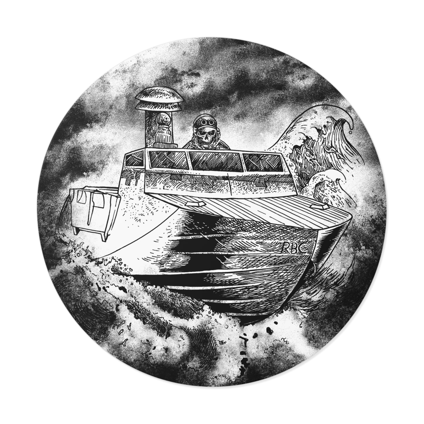 Rough Seas Sticker